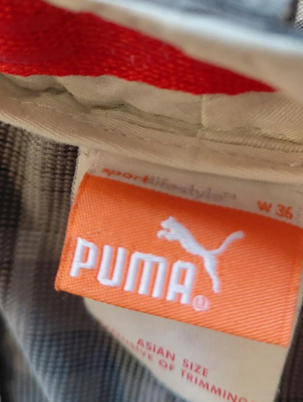 Puma men’s plaid